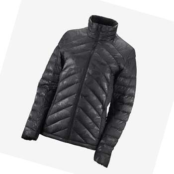 Salomon ESSENTIAL XWARM DOWN INSULATED Kabát Női Fekete Fekete | HU 3175WNB